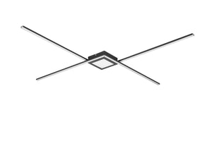 Plafoniera da Interno a LED in Metallo Antracite