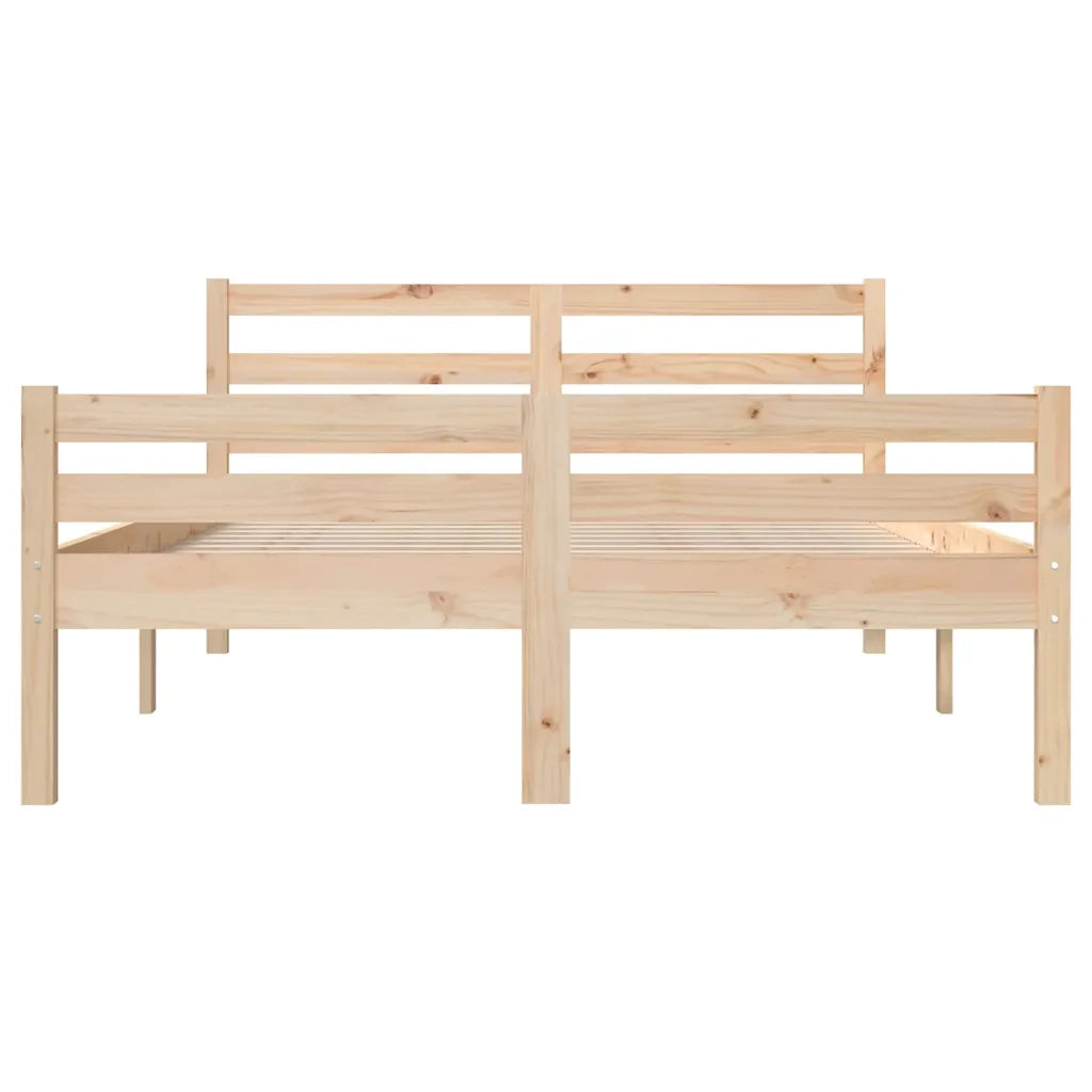 Giroletto-Struttura Letto in Legno Massello 150x200 cm King Size 461915