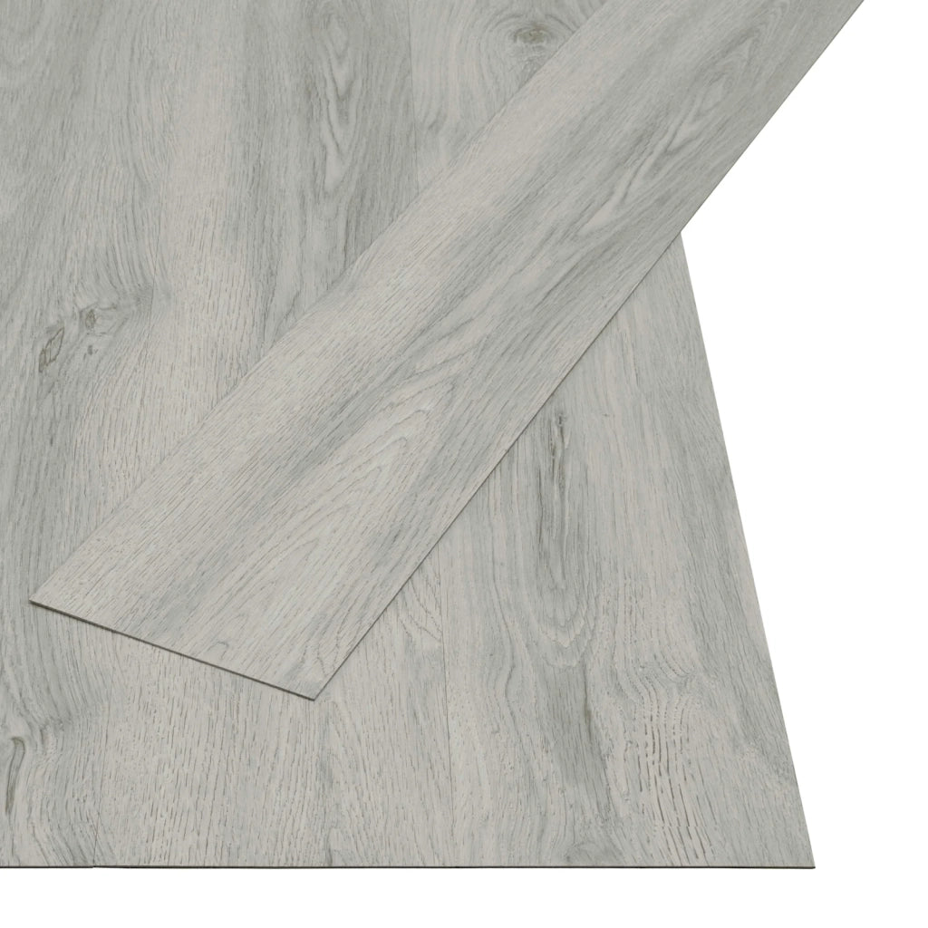Listello per Pavimentazione Autoadesivo 32 pcs Grigio chiaro 42046266
