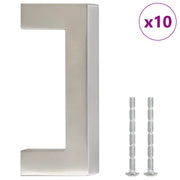 Maniglie per Mobili 10 pz Argento 64mm in Acciaio Inox CFW8663590