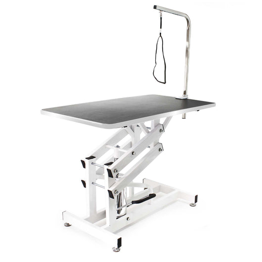 Tavolo da toelettatura idraulico richiudibile per cane e gatto