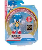 Sonic Personaggio Sonic 10 cm con accessorio,Jakks , Eta 3+