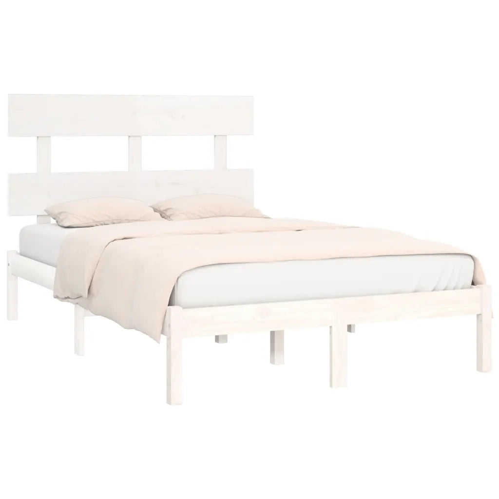 Giroletto Bianco in Legno Massello 160x200 cm 3104684
