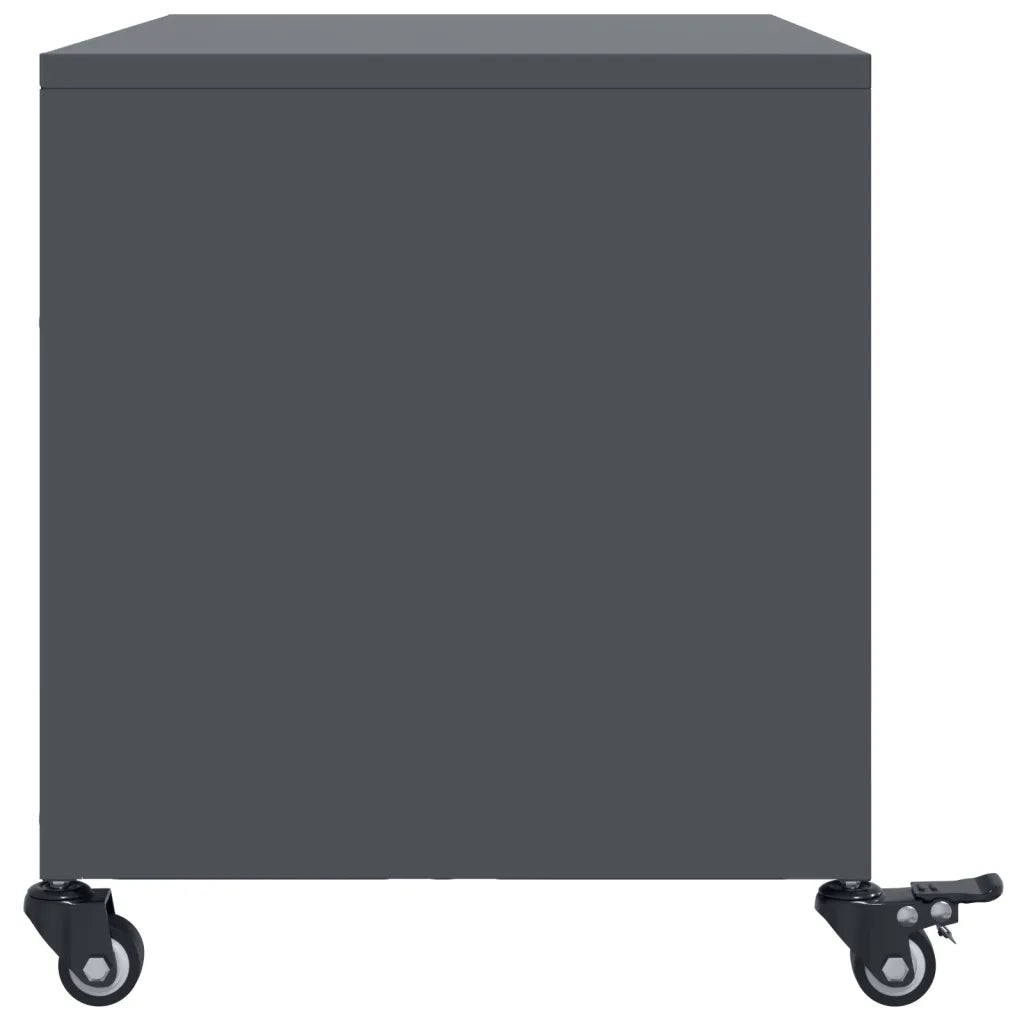 Mobile TV-Credenza TV-Console TV Antracite 68x39x43,5 cm in Acciaio 509725
