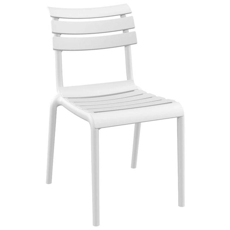 Set 4 sedie impilabili monoblocco Puli - La Dea Sedia Colore: Bianco