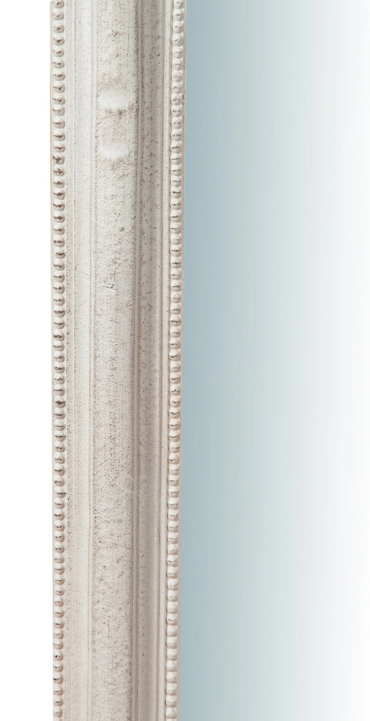 Biscottini Specchiera da parete in legno finitura bianco anticato Made in Italy Offerta