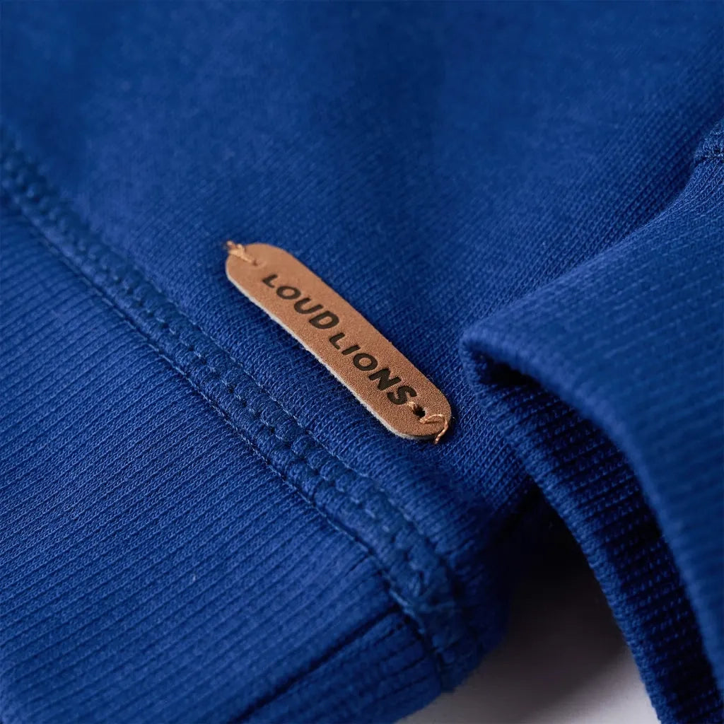 Felpa con Cappuccio per Bambini Blu Scuro 128 13372
