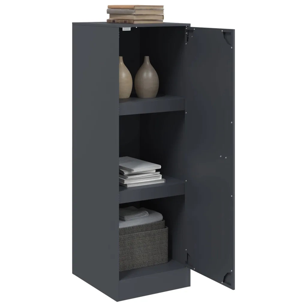 Credenza-Buffet-Armadio da cucina Antracite 34,5x39x107 cm in Acciaio 379609