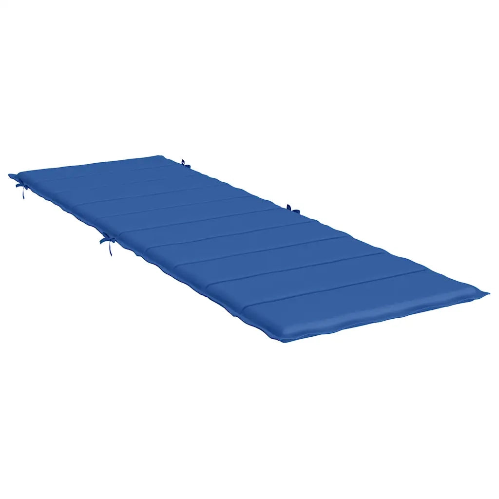 Cuscino per Lettino Blu Reale 186x58x4 cm in Tessuto Oxford 314168