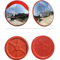 Specchio Stradale 30 cm con Supporto Sferico Infrangibile Ideale per Negozi e Magazzini