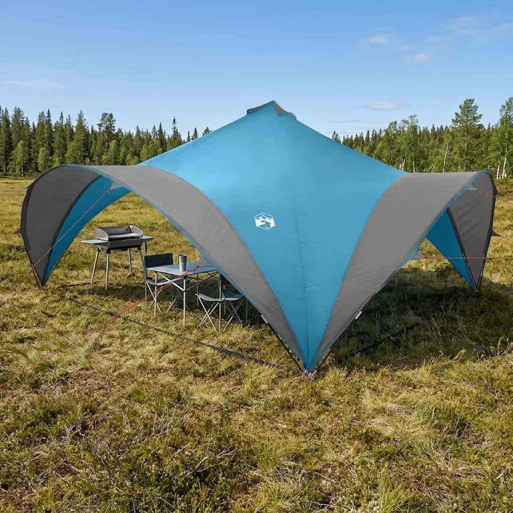 Tenda Party Blu 600 x 600 x 400 cm Poliestere e Acciaio 42028612