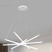 Trade Shop - Lampadario Led Moderno 55w A Sospensione A Raggi Luce Fredda Calda Naturale A05-o -