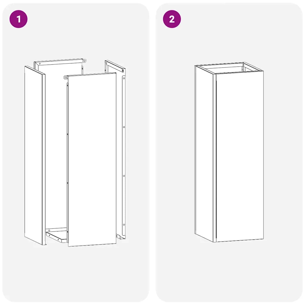 Supporto per Ombrellone Bianco 15,5 x 15,5 x 49 cm Metallo CFW3861971
