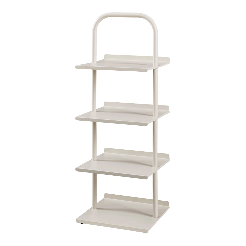 Scaffale Portascarpe Poytya Scarpiera a 4 Livelli 96 x 34 x 32 cm - Color Champagne [en.casa]