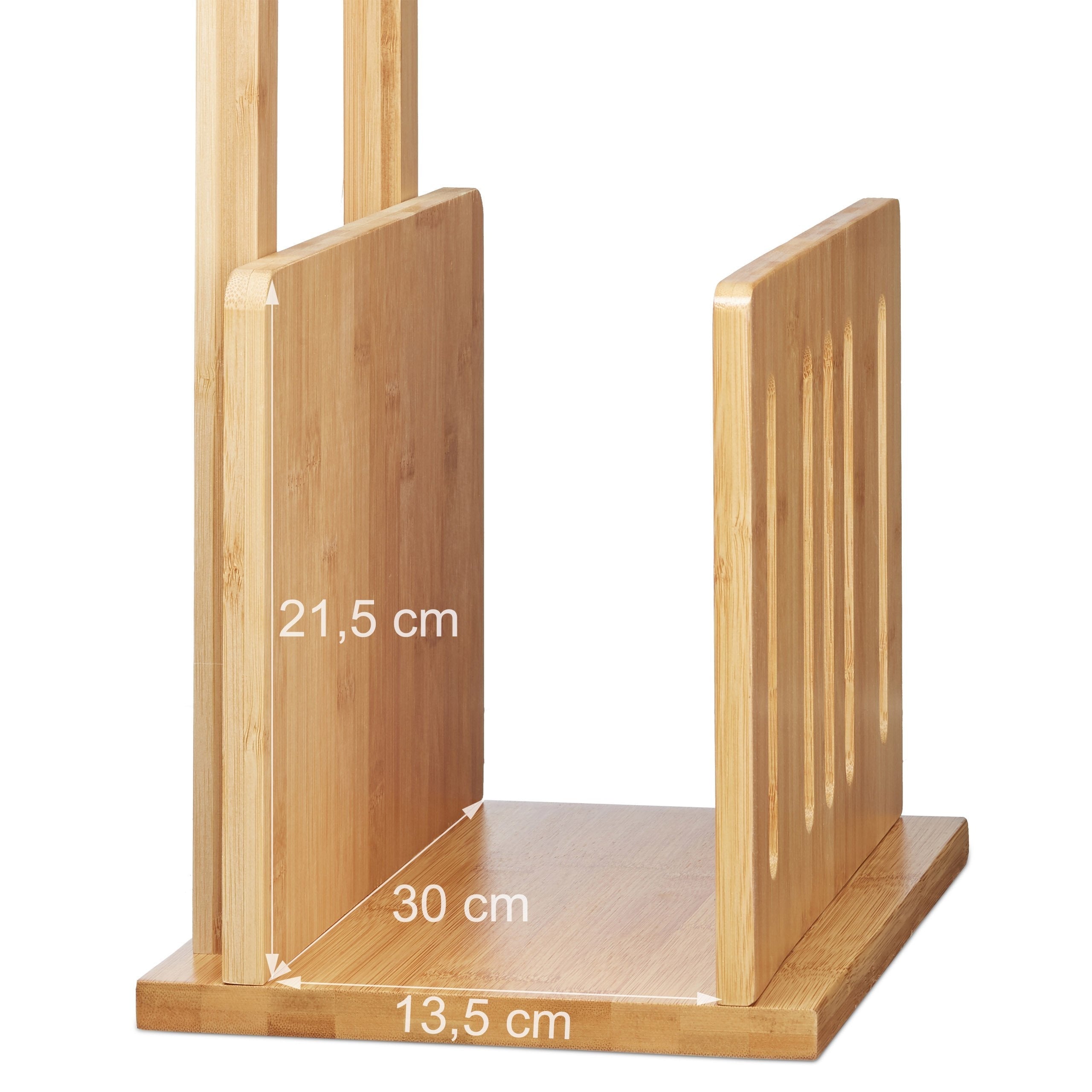 Porta carta igienica con portariviste in bambù 81,5 cm 3213041