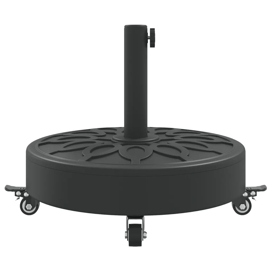 Base per Ombrellone con Ruote per Pali Ã˜38/48 mm 27 kg Rotonda