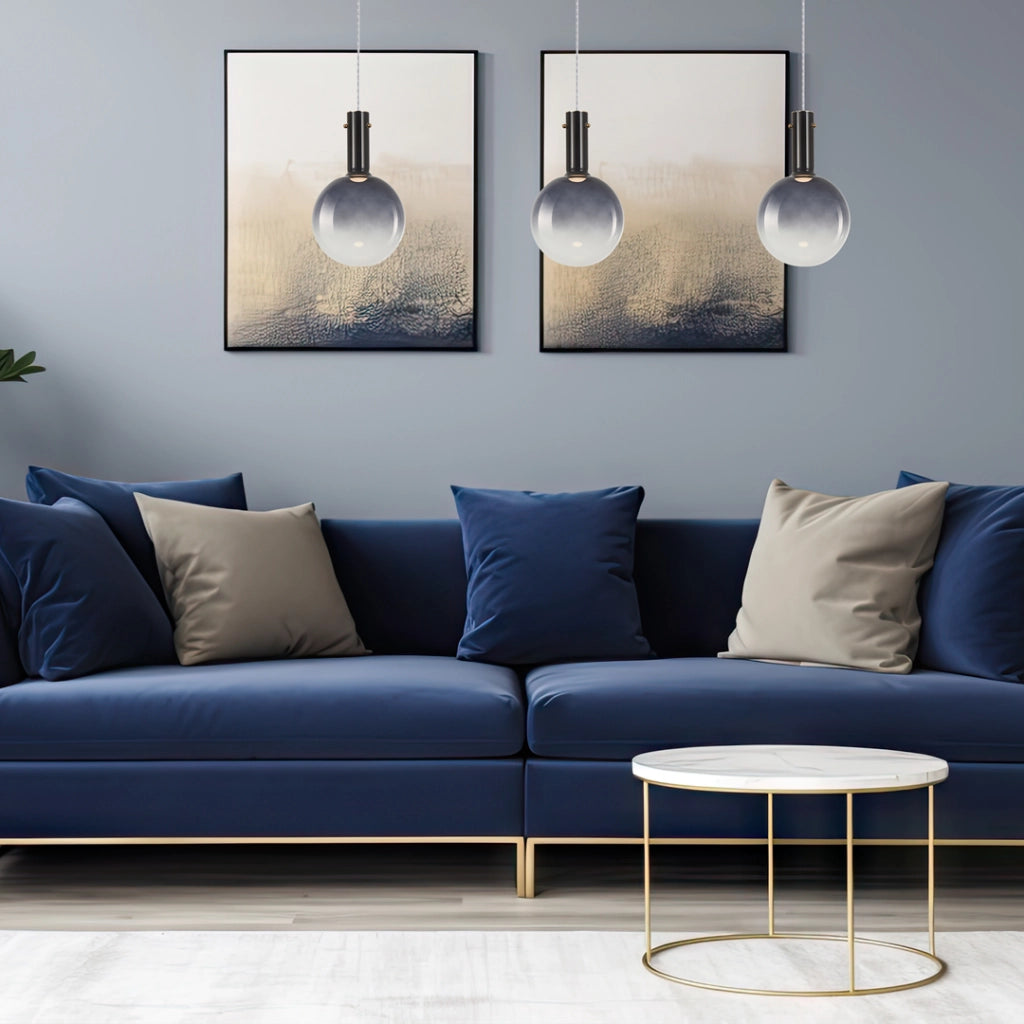 Lampada a sospensione Toronto Milagro GU10 Ø25 blu