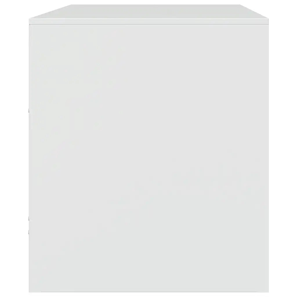 Mobili TV 2 pz Bianchi 67x39x44 cm in Acciaio 841750
