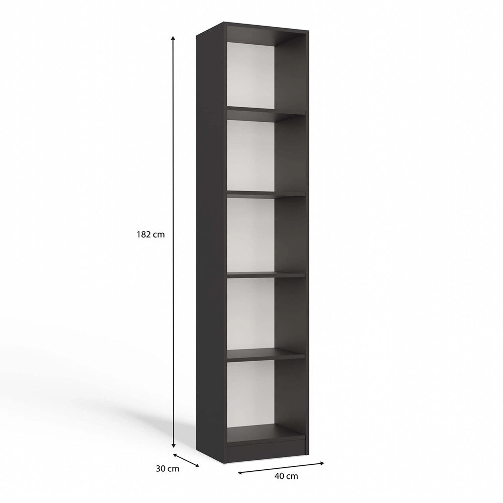 Scaffale ONYX R40 antracite libreria moderna