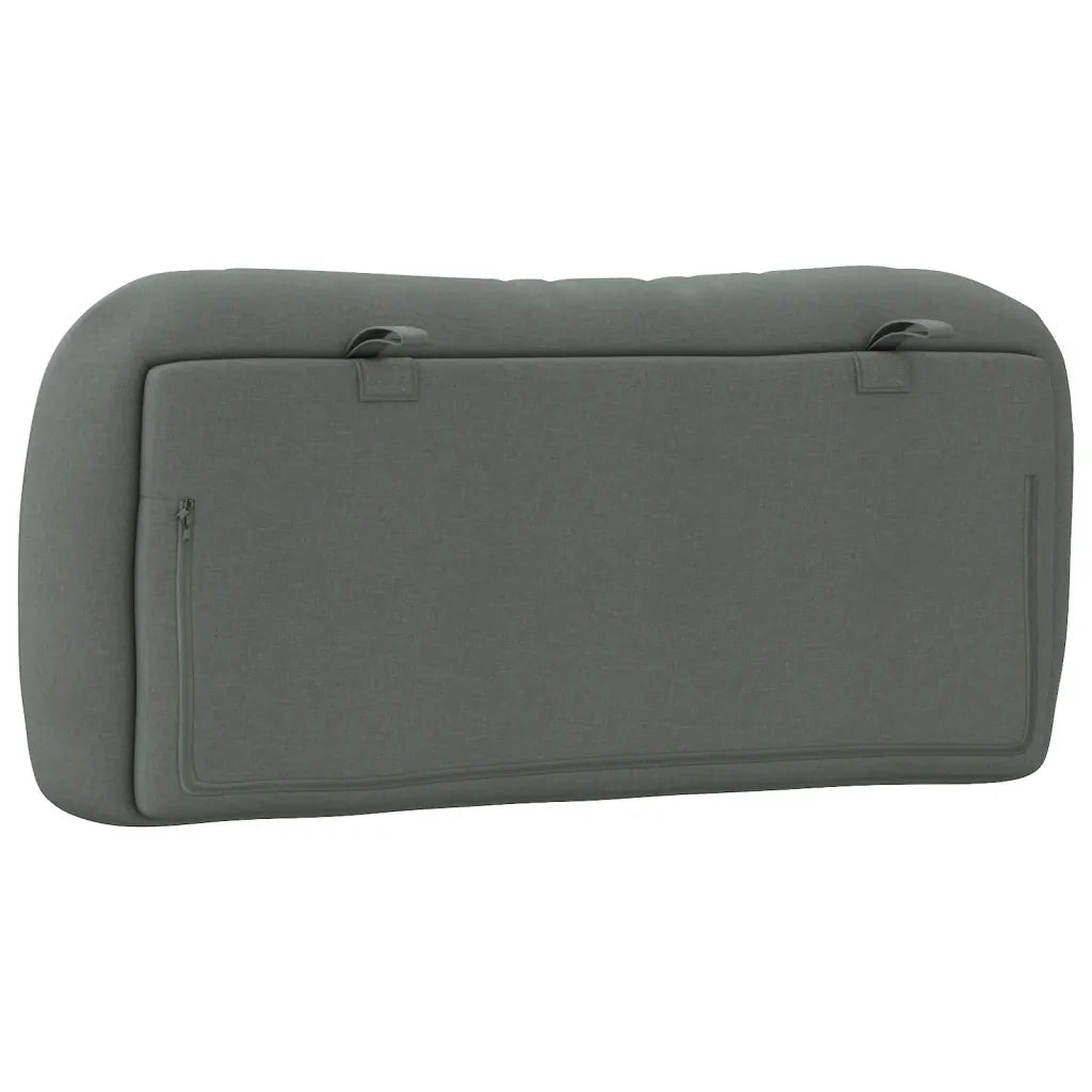 Cuscino Testiera Hvar Grigio Scuro 80 cm in Tessuto CFW6039798