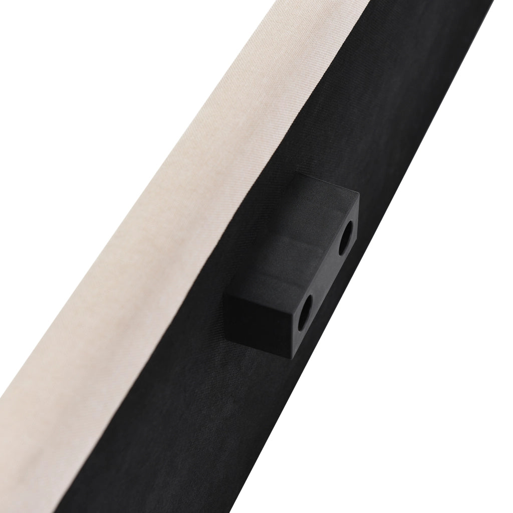 Letti contenitori 180x200 cm; sollevamento idraulico; lino; beige (Senza materasso)