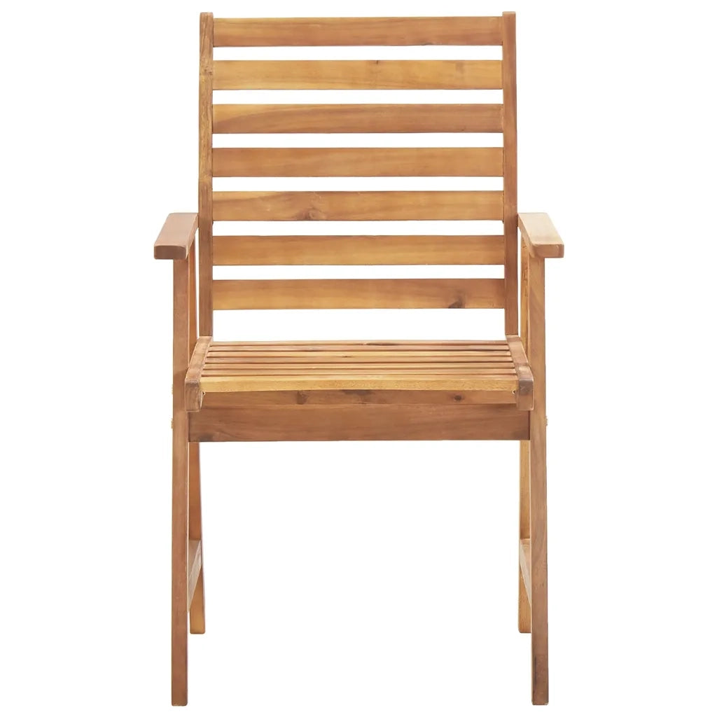 vidaXL Set da Pranzo per Giardino 5 pz in Legno Massello di Acacia