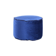 Pouf Rotondo Taj Mahal in Velluto Blu