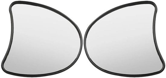 Specchiera laterale per motocicletta, montaggio su sellino, nero, compatibile con Harley Touring 2014-2023