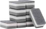 Sponze Magiche per la Pulizia - 10 pezzi - Spessore Extra - Duraturo - Grande Fornitura - Cucina/Bagno - Pavimento/Muro - Grigio
