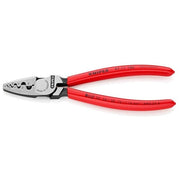 KNIPEX 97 71 180 Crimpatrice per Terminali a Bussola 0,25 — 16,0 mm² 9 Nidi AWG 24 — 6 colore Nero