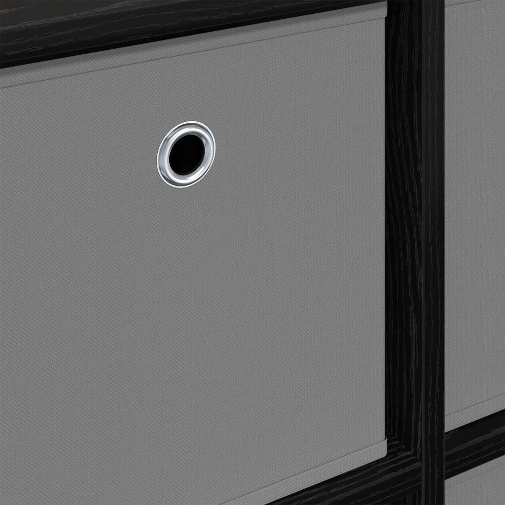 Credenza con cassetto Rovere Nero 49,5 x 22 x 47 cm