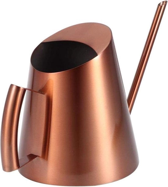 Giocattolo per l'acqua per piante in acciaio inox - Miniatura in stile moderno - Lungo tubo - Rose in acciaio inox - Bicchiere per piante - Miniatura in acciaio inox
