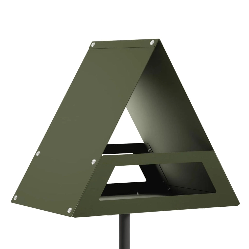 Mangiatore per Uccelli Acciaio Verde Oliva 8014213