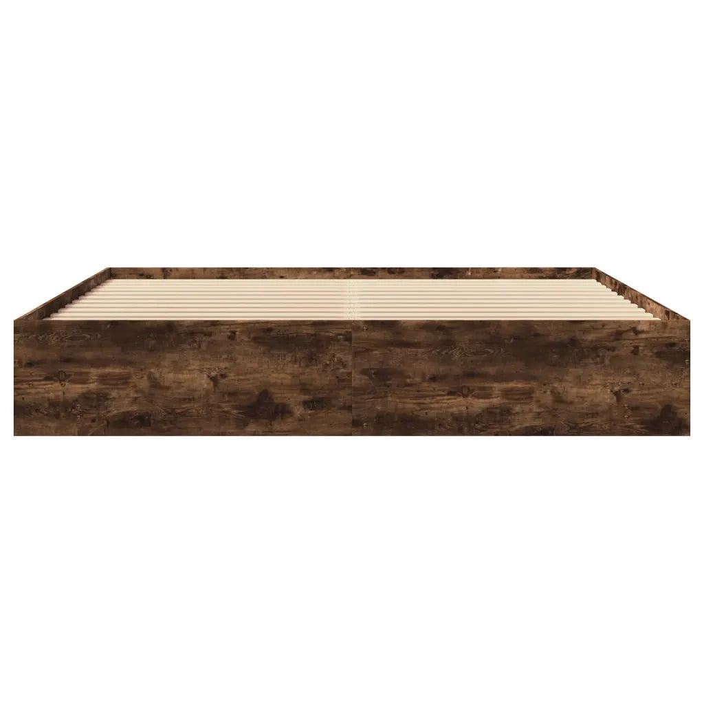 Giroletto senza Materasso Rovere Fumo 180x200 cm in Truciolato
