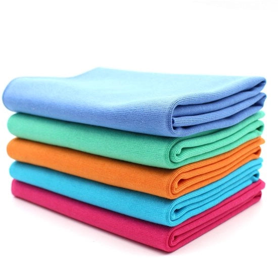 Set di 5 manopole di stoffa tubolare in cotone 95% e elastan 5% jersey selezione, colore 3, set di 5 pezzi.