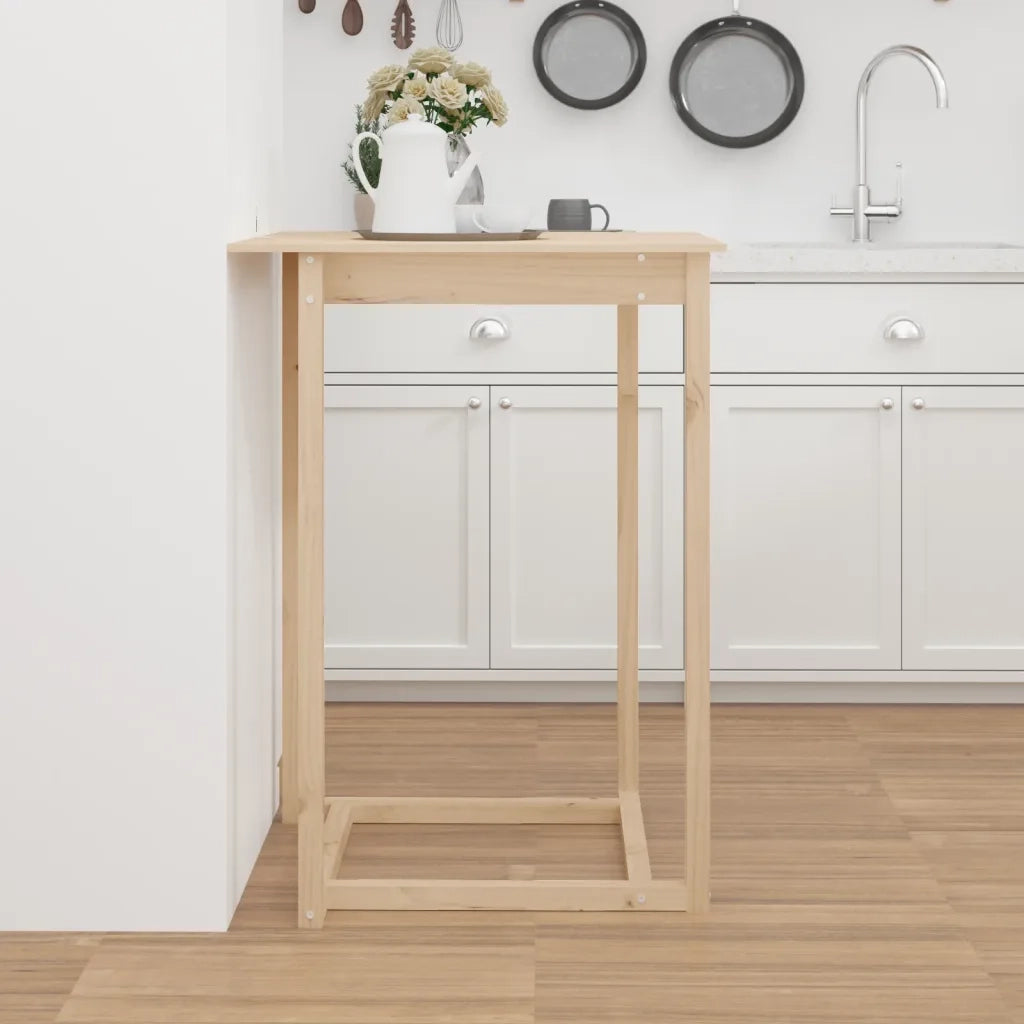 Tavolo da Bar 80x80x110 cm in Legno Massello di Pino cod mxl 20938