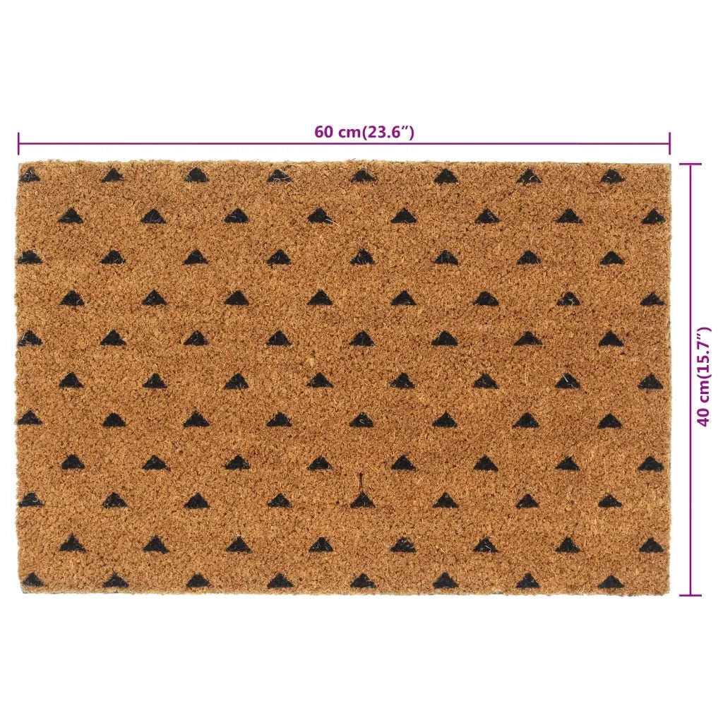 vidaXL Zerbino Naturale 40x60 cm Fibra di Cocco