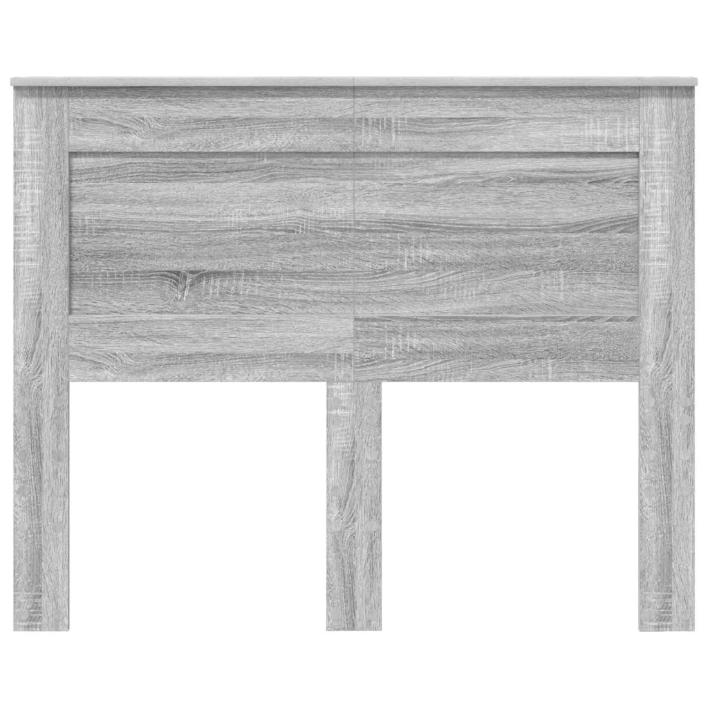 Testiera | Testata con Testiera | Testata Grigio Sonoma 120 cm Legno multistrato