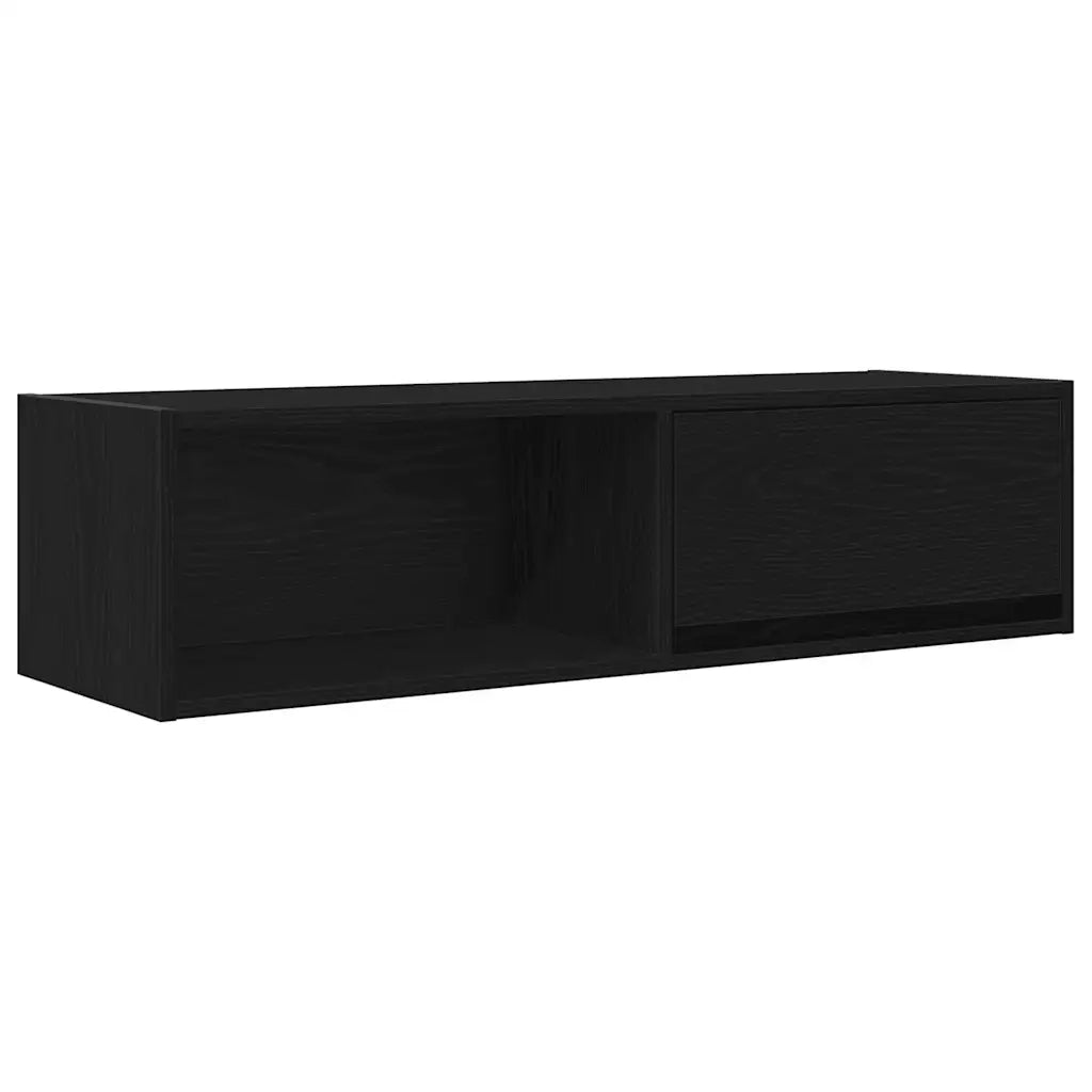 Mobili TV 2 pz Rovere Nero 100x31x25,5 cm in Legno Multistrato 861475