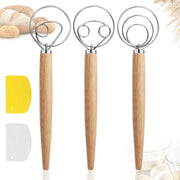 JNWYH 3-in-1 Garde per Biscotti, con 2 Raspatelli in Plastica per Torta, Dolci, Pane e Pizza (33 cm)