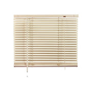 Tenda Veneziana in PVC per Portafinestra Finestra Parasole Inclinabile su Misura Colore: Beige, Misure: 91 x 240 cm
