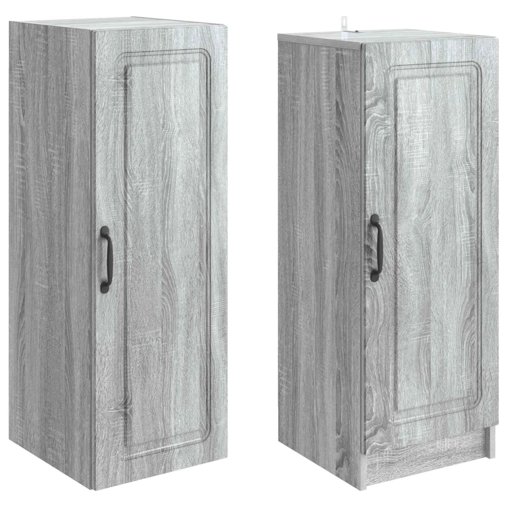 Set di armadi 2 pcs Sonoma grigio Legno ingegnerizzato 3416958