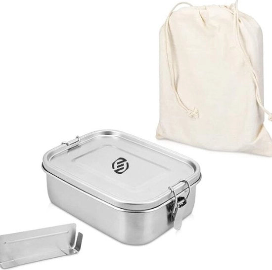 Lunchbox - Cibo - Contenitore - Cassetta per Pane - Cassetta per Insalata - Professionale, Viaggi, Scuola - Back To School - Per Bambini - Per Adulti