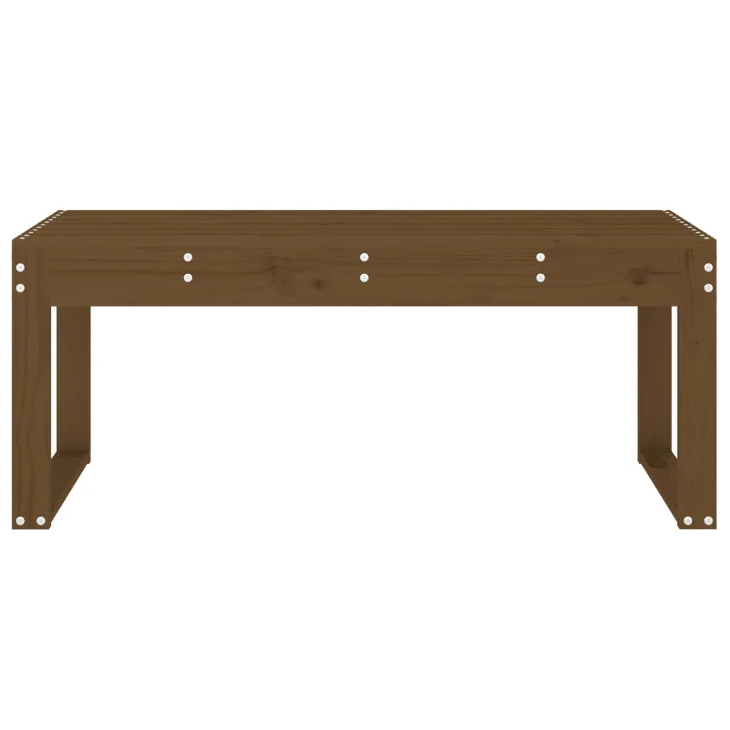 Panca da Giardino Ambra 110x38x45 cm Legno Massello di Pino 825096