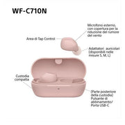 Cuffie in-ear true wrls rosa - WFC710NP.CE7