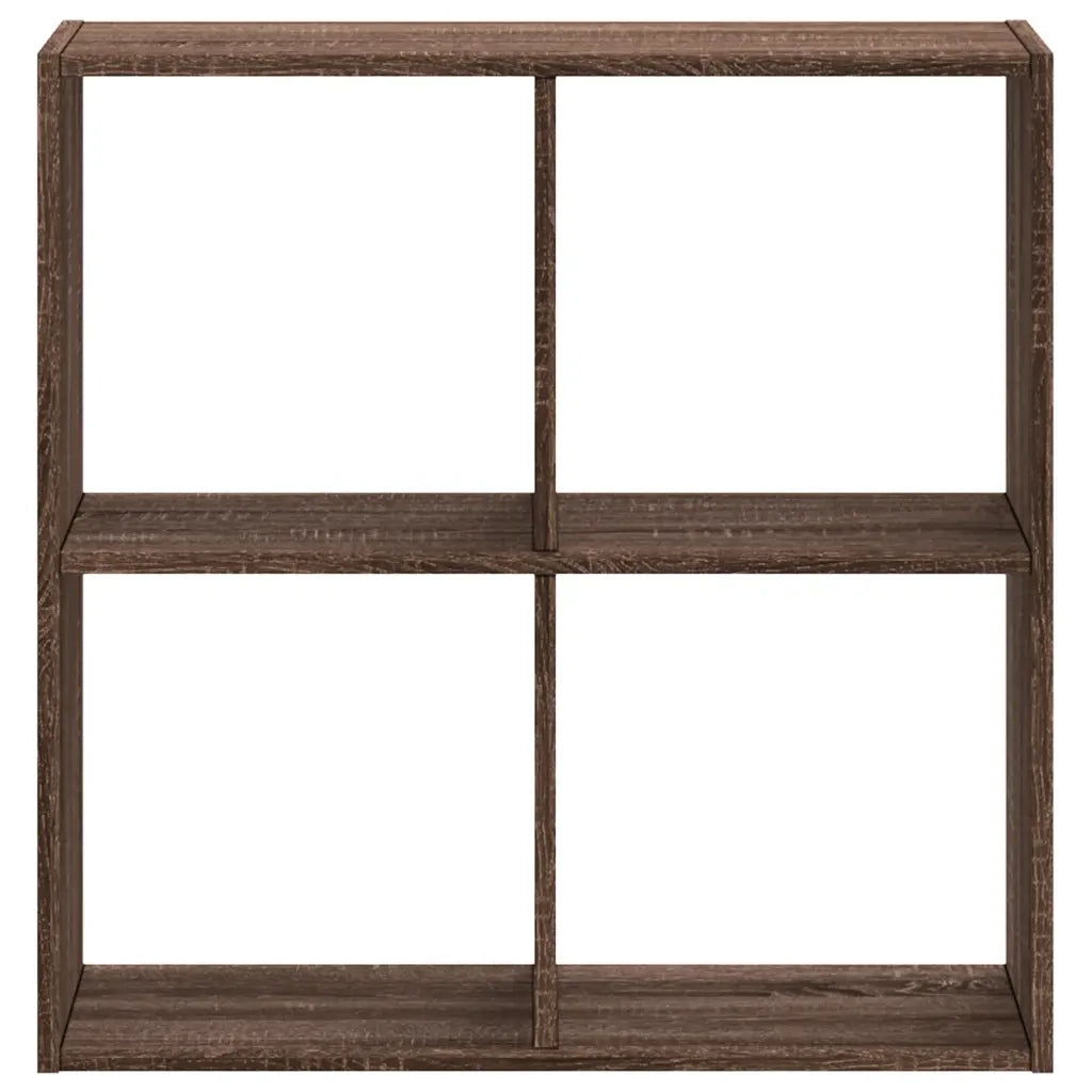 Libreria Rovere Marrone 68,5x32x68,5 cm in Legno Multistrato 852831