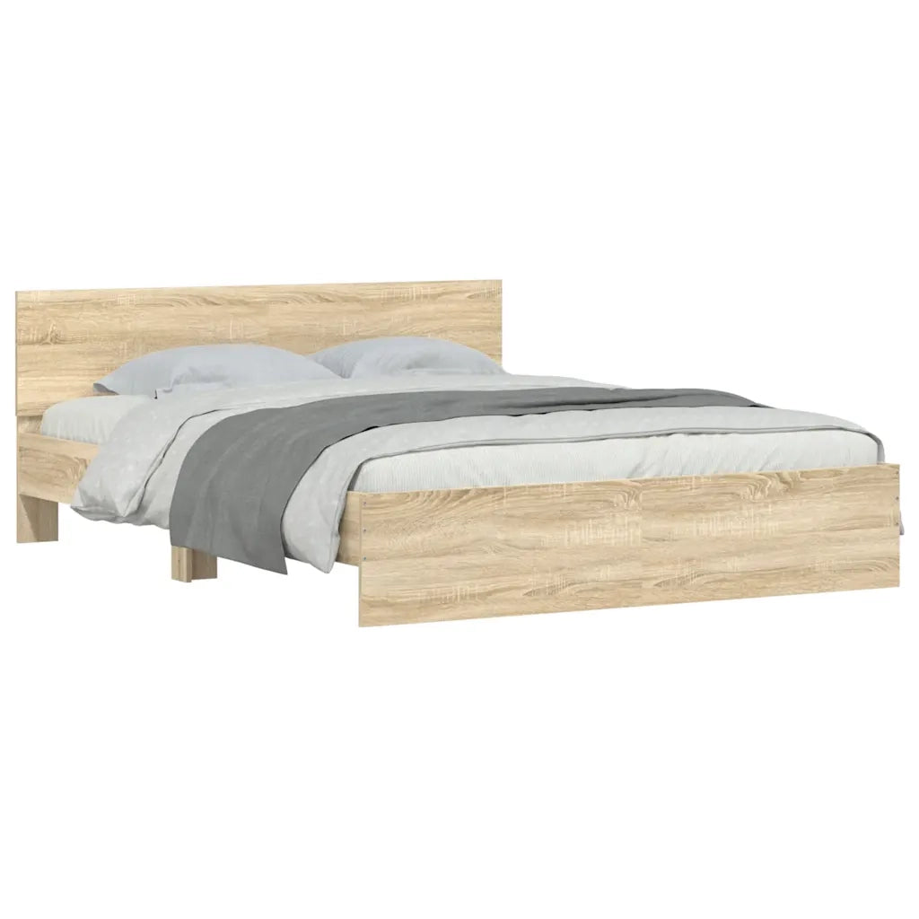 Giroletto con Testiera Rovere Sonoma 140x200 cmcod mxl 133463