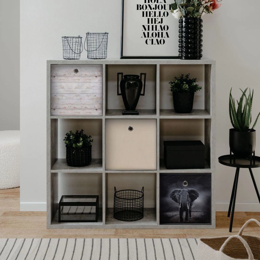 Libreria cubi divisorio Max9 colore beton
