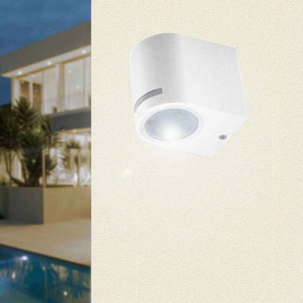 Trade Shop - Applique Esterno Parete Facciate Giardino Lampada Muro Attacco Gu10 Ip54 Gn-wl061 -