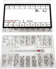 Assortimento di viti autoalunganti